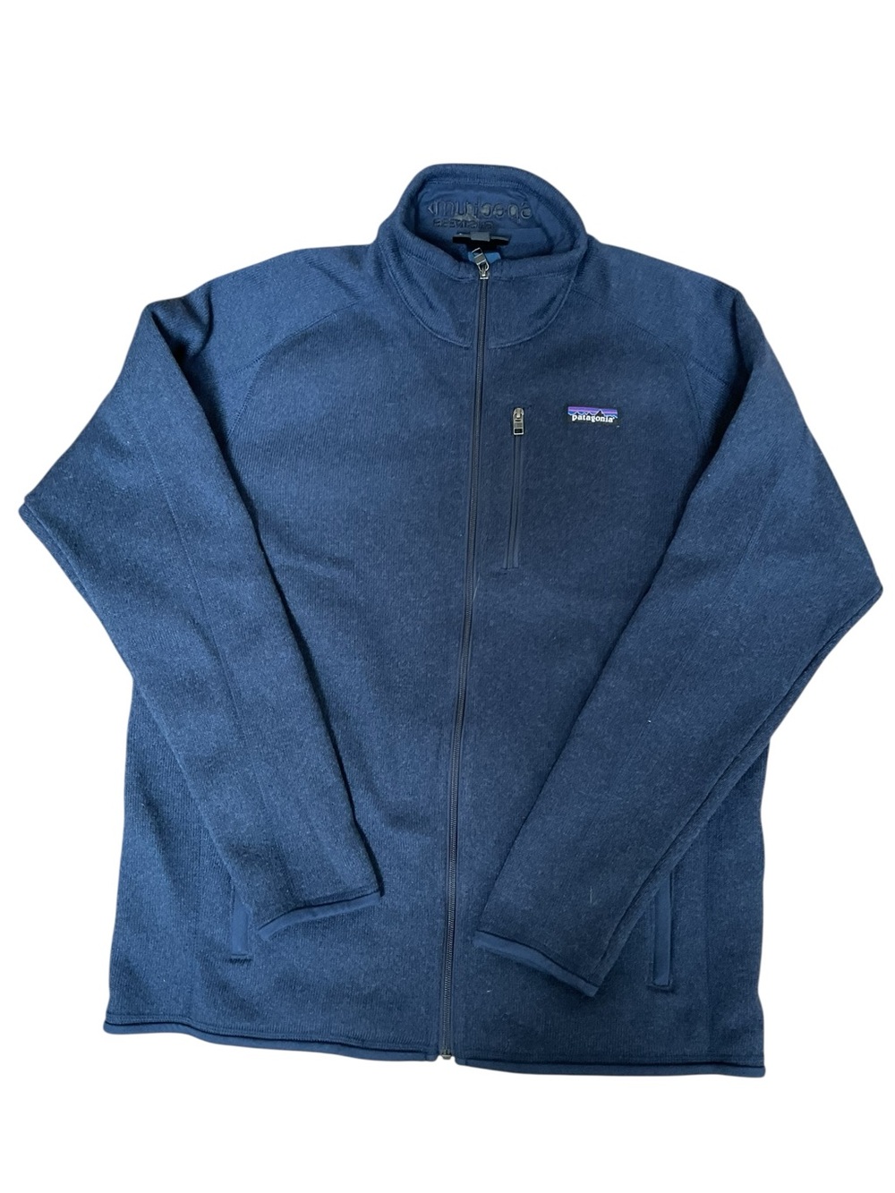 Patagonia Navy Blue Full-Zip Fleece Jacket